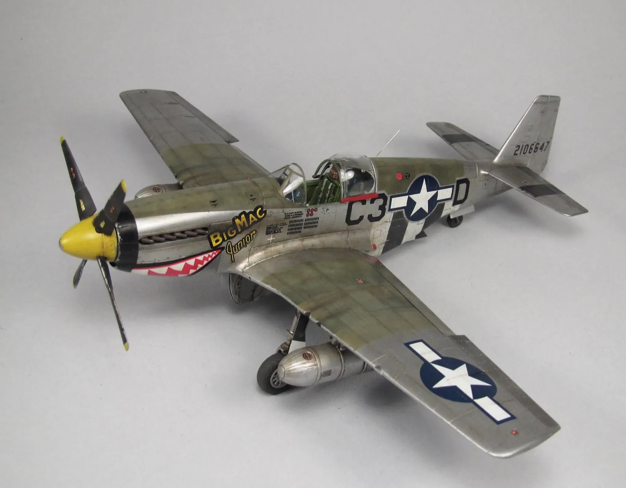 P-51 Mustang diecast model
