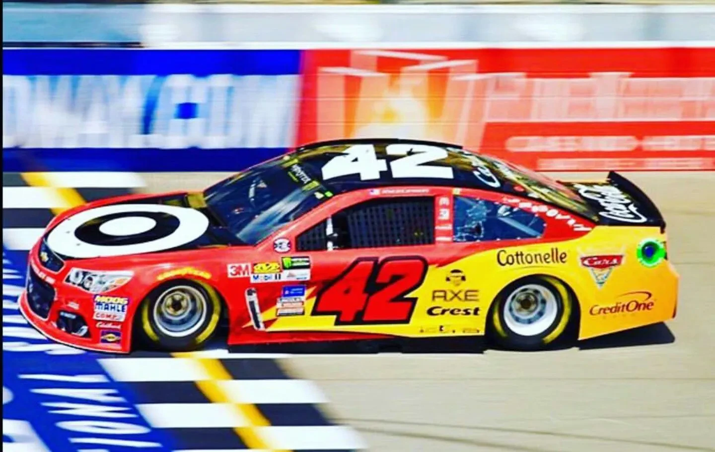 Kyle Larson 2018 #42 Target car