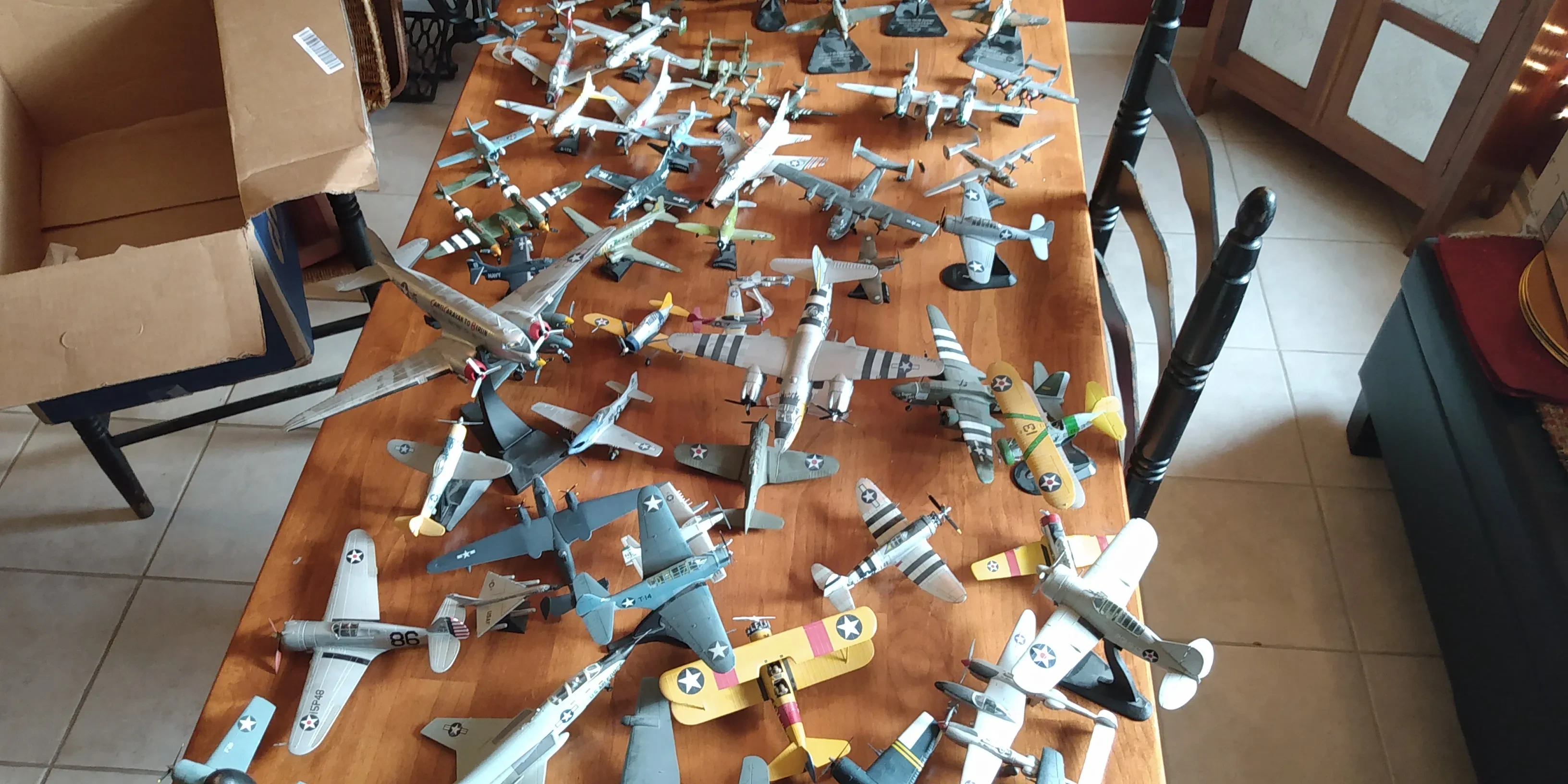 diecast aircraft collection