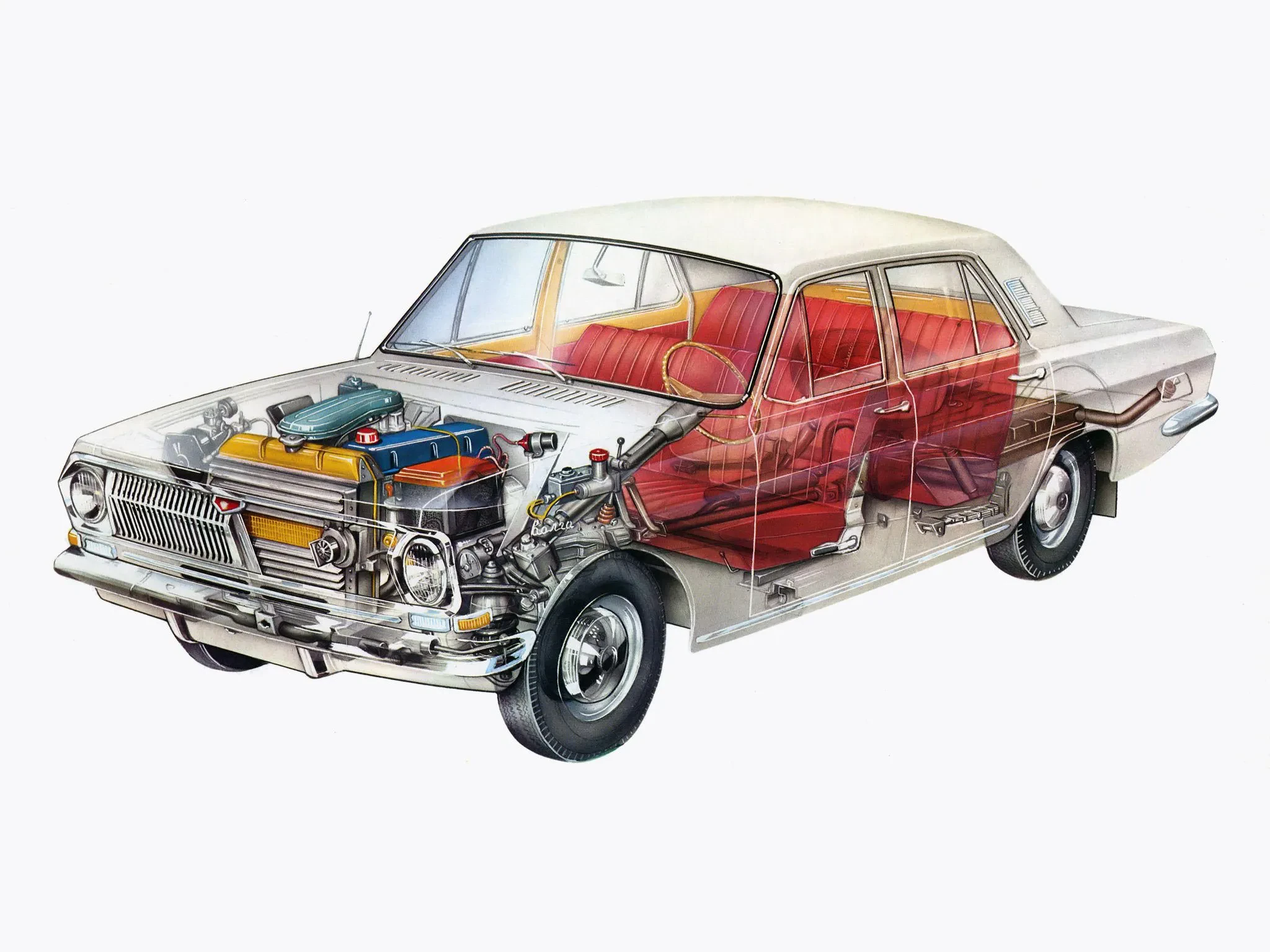 Volga GAZ-24 diecast