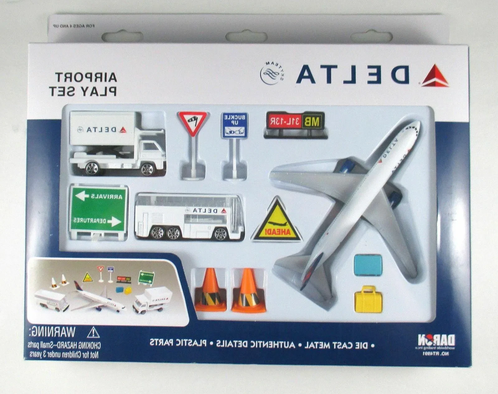 Complete diecast airplane set