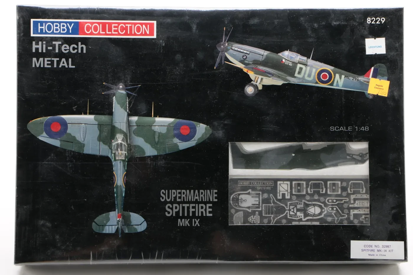 Spitfire diecast model