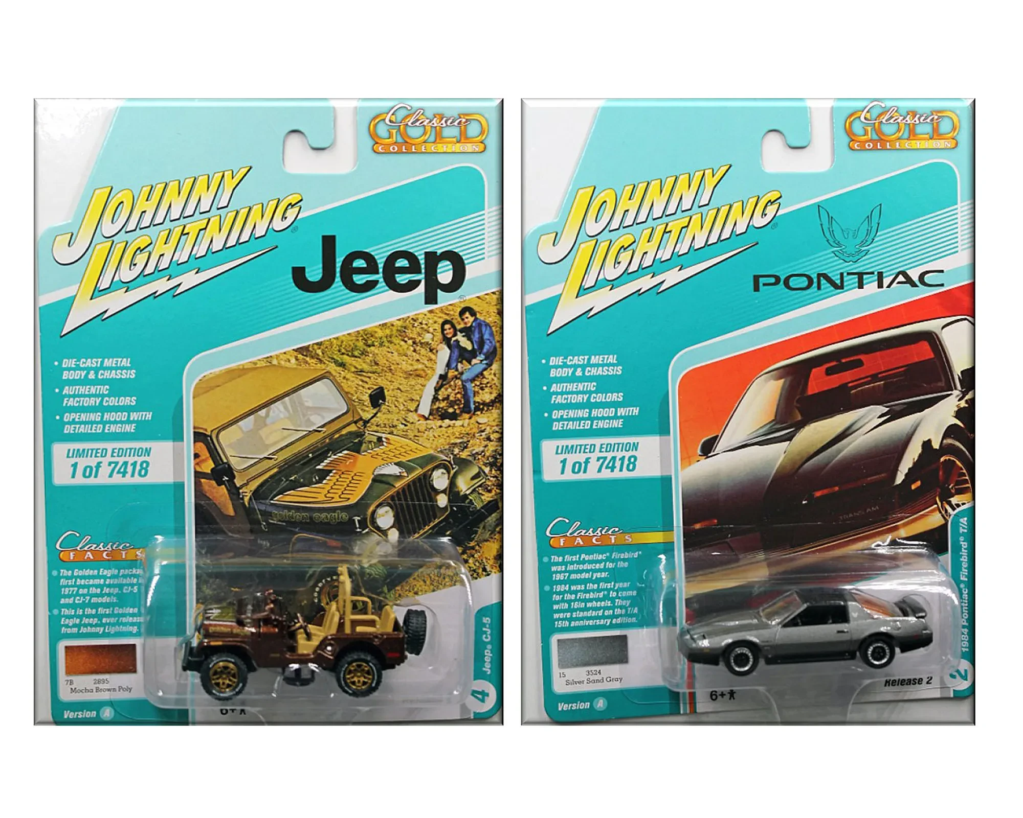 Greenlight and Johnny Lightning diecast cars