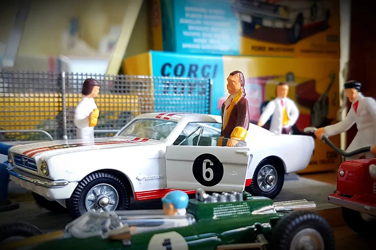 Corgi Toys model car with windows