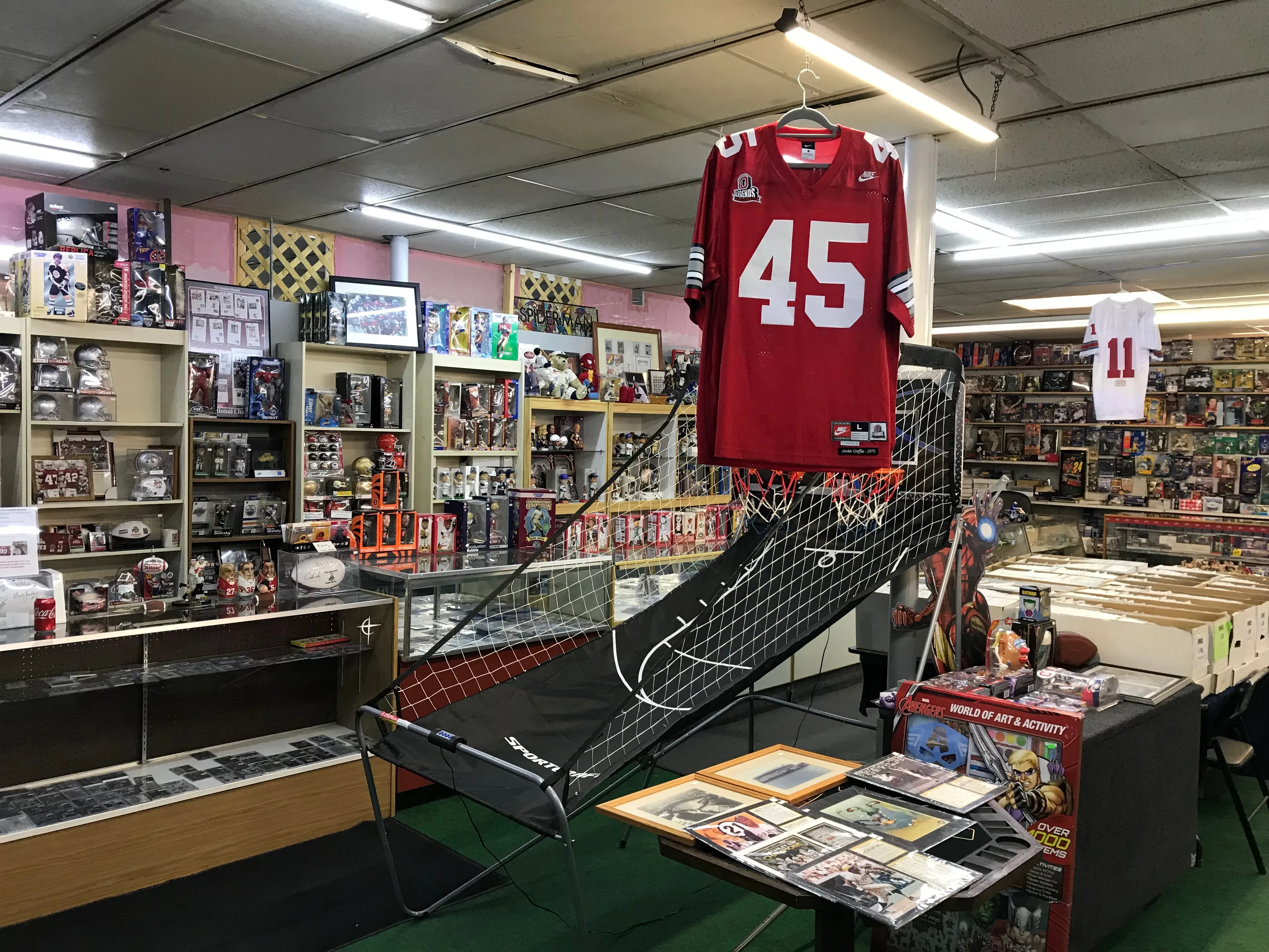Local hobby shop interior