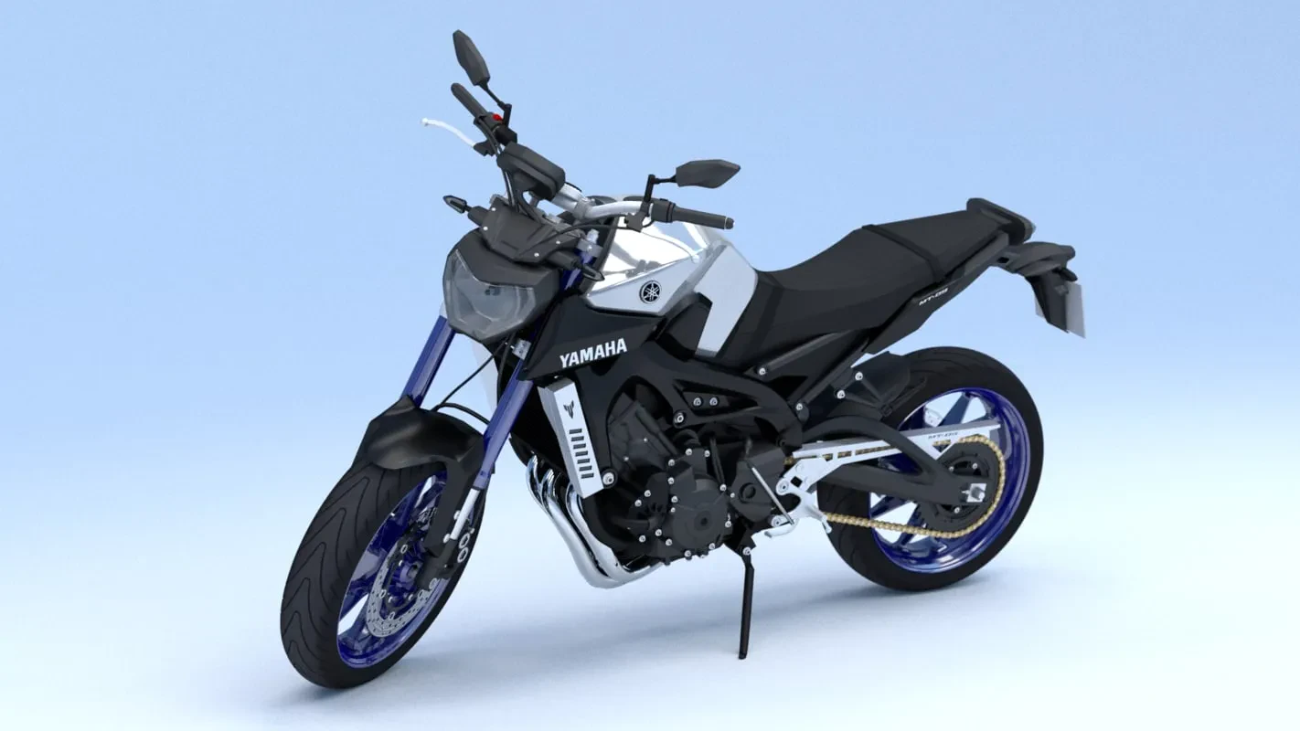 yamaha mt09 scale models