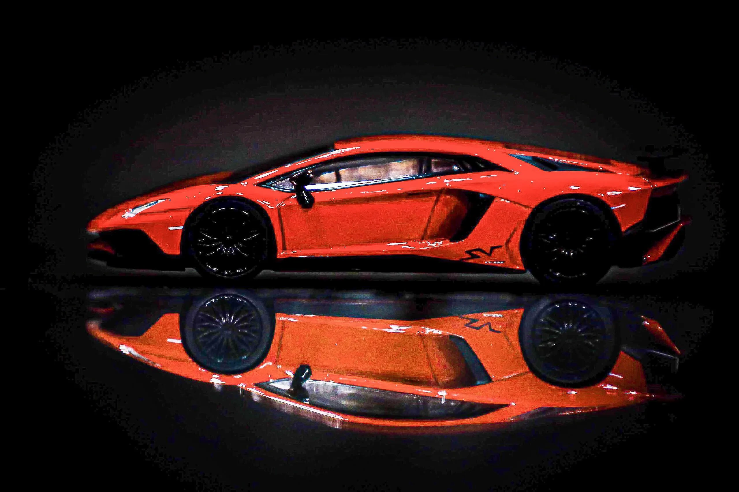 Lamborghini Aventador SV Diecast Interior