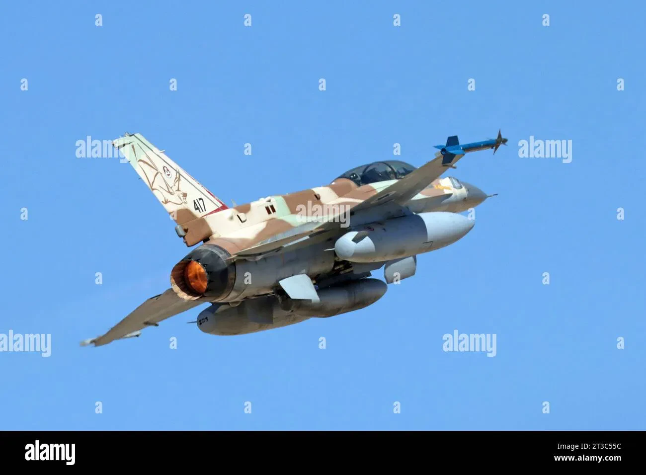 Israeli Air Force F-16I Sufa diecast model