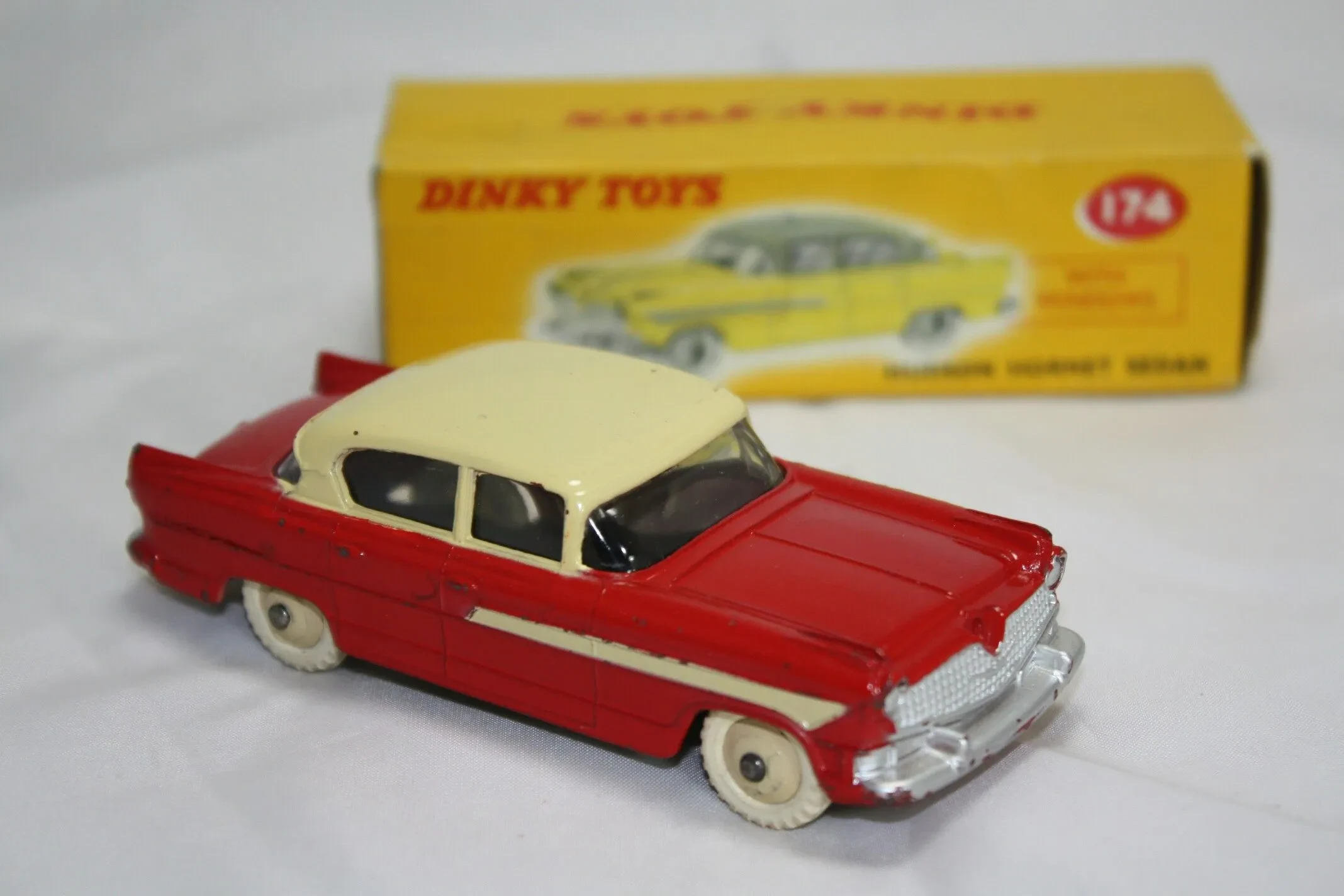Vintage Dinky Toys Orange Car