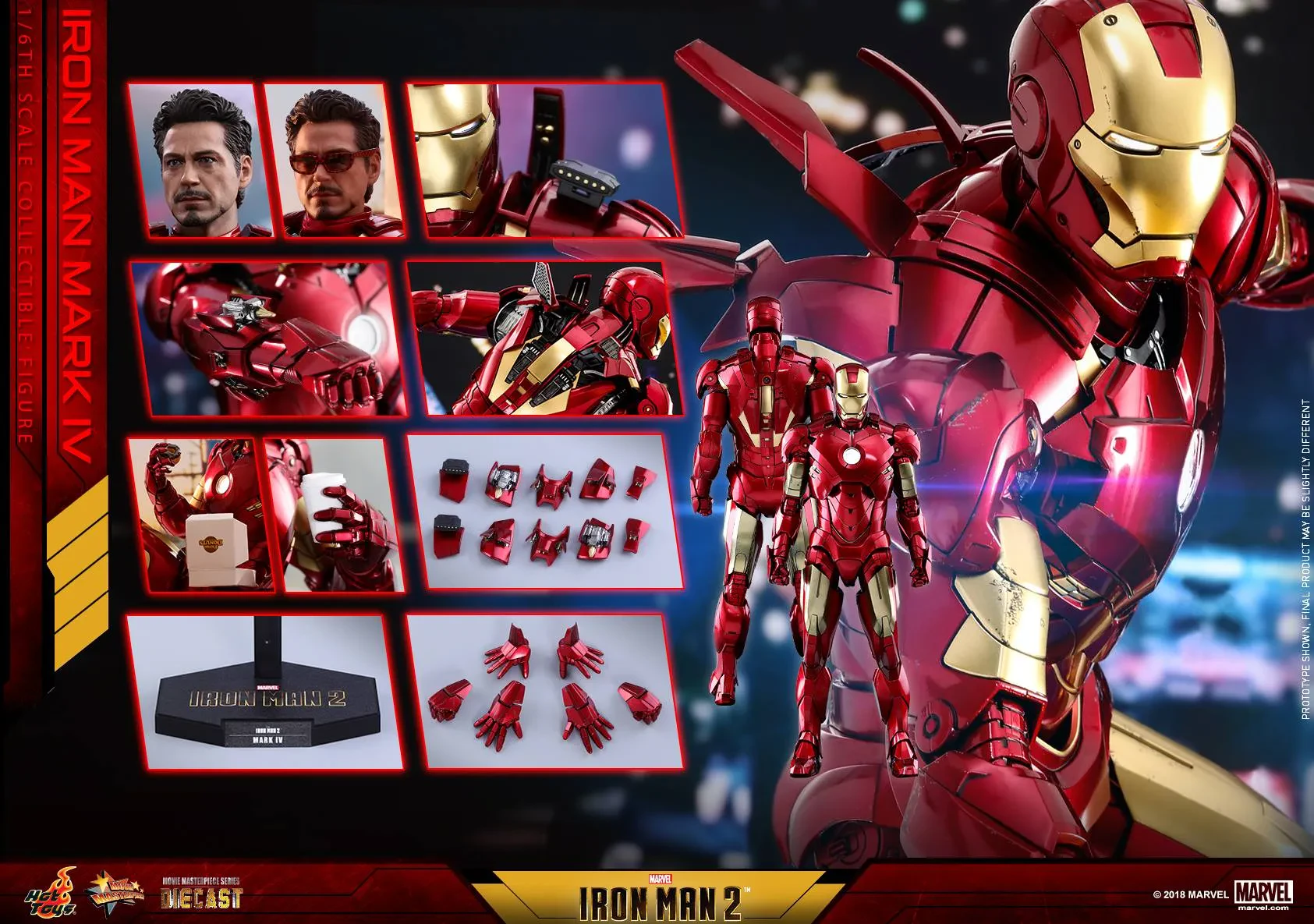 Iron Man Mark IV Diecast Close-up