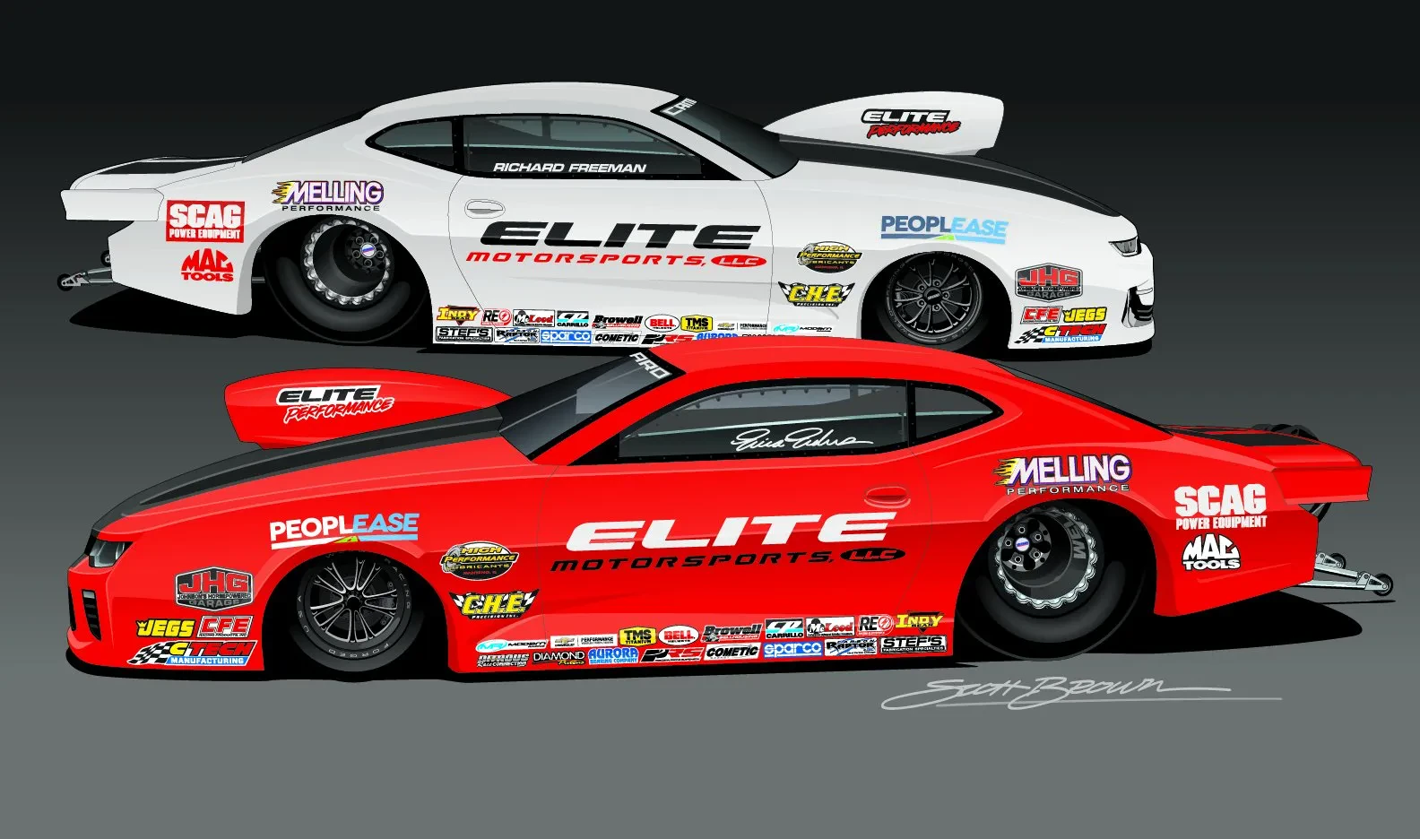 Diecast Drag Racing Cars Collection