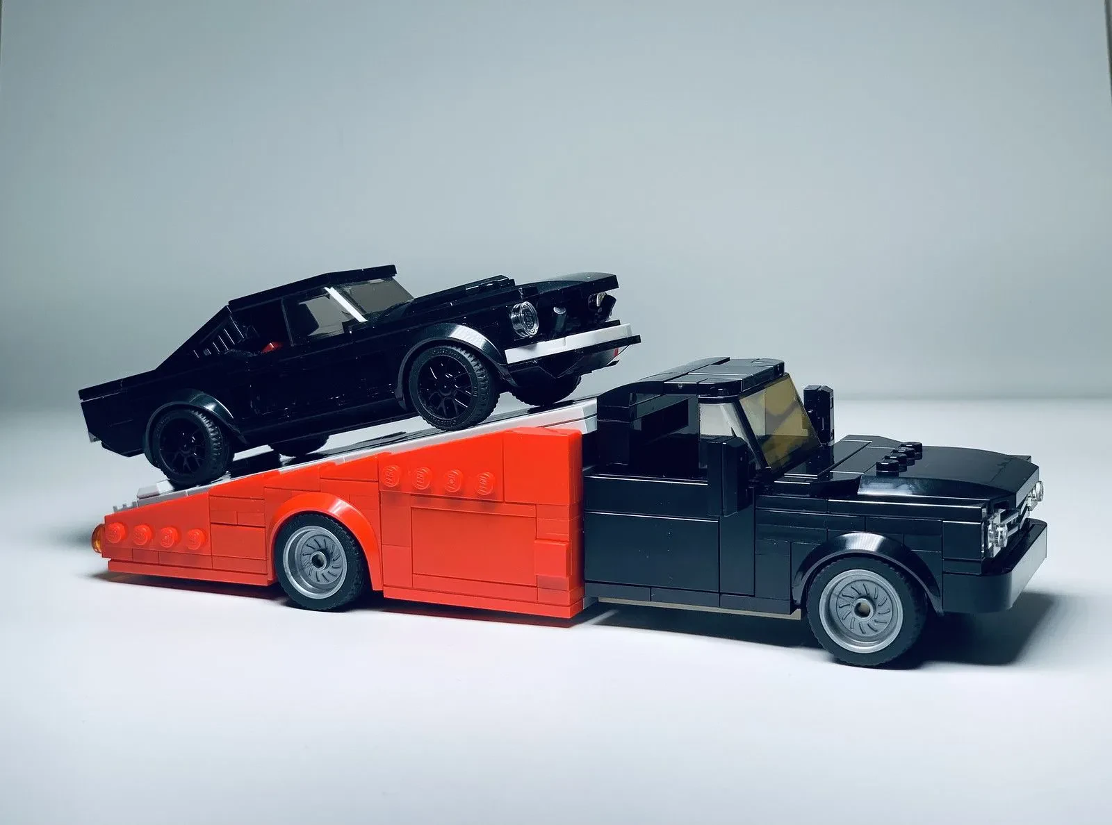 Diecast ramp truck collection