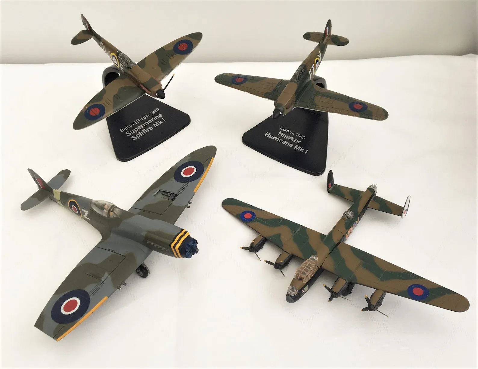 Collection of diecast airplanes