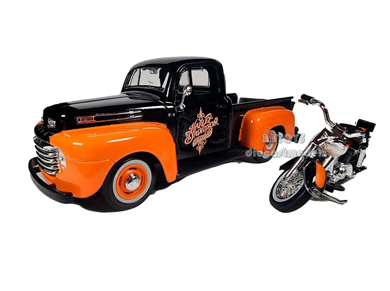 Assorted Diecast Harley Davidson Models