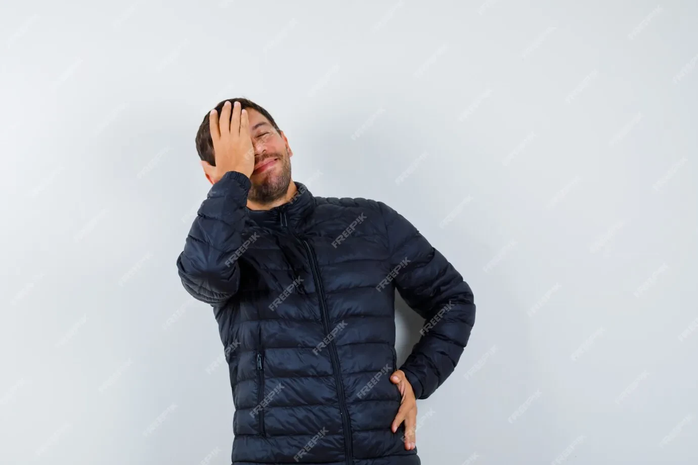 Pilot wearing a bomber jacket