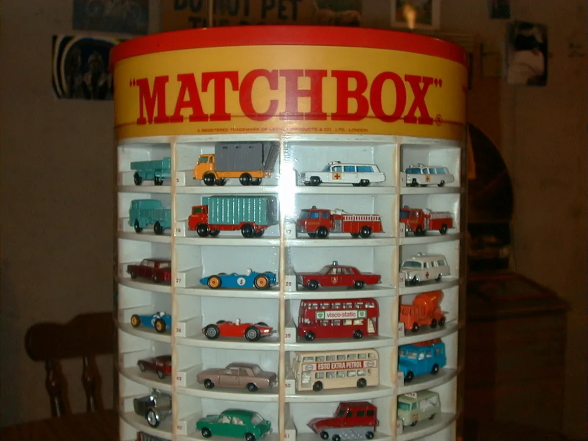 Matchbox collection display