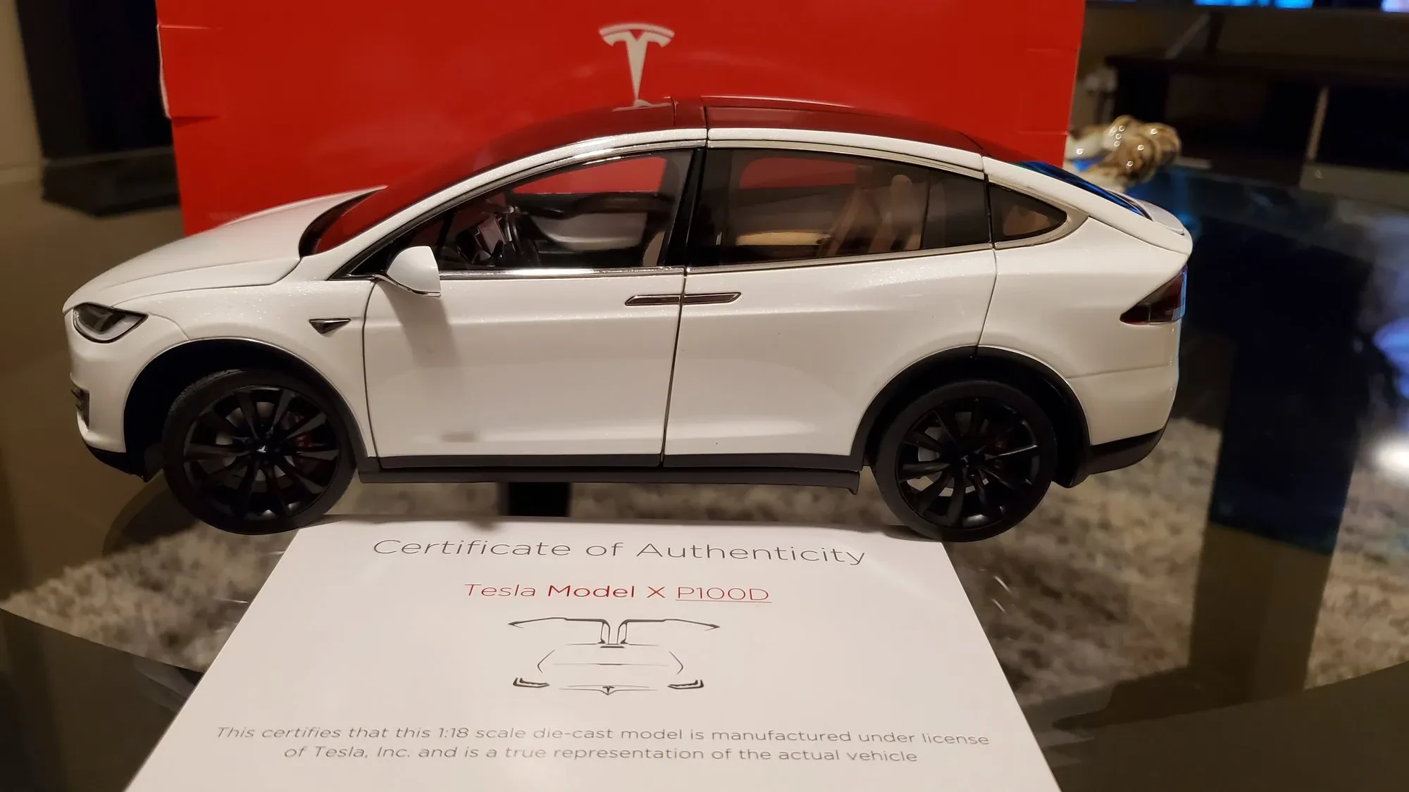 Tesla Model X Diecast 1:18