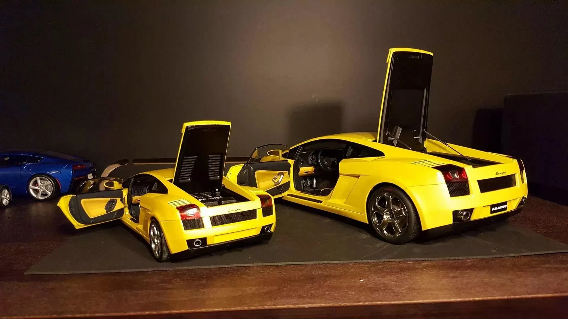 diecast model sizes comparison