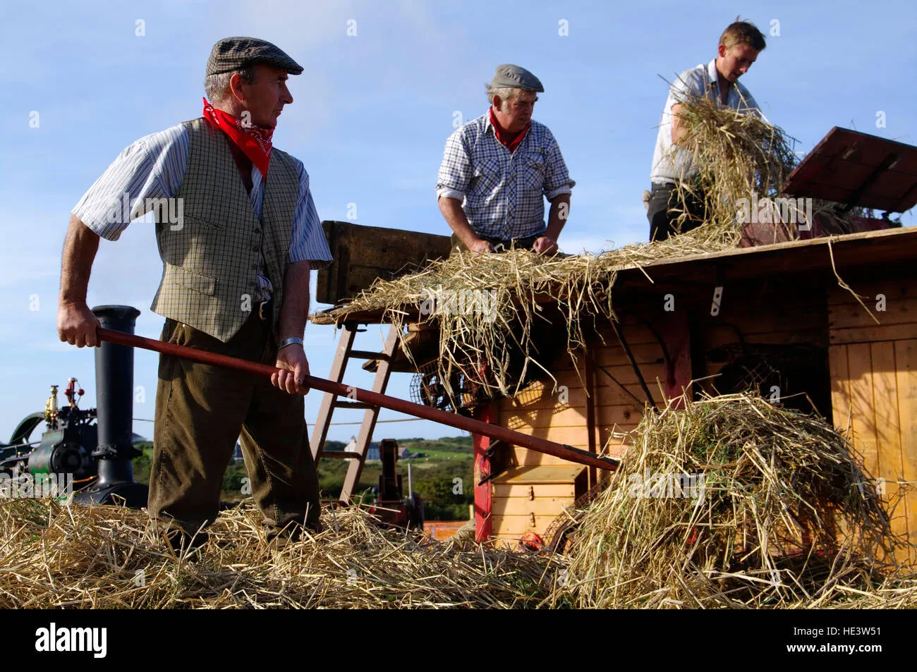 Vintage Threshing Machine