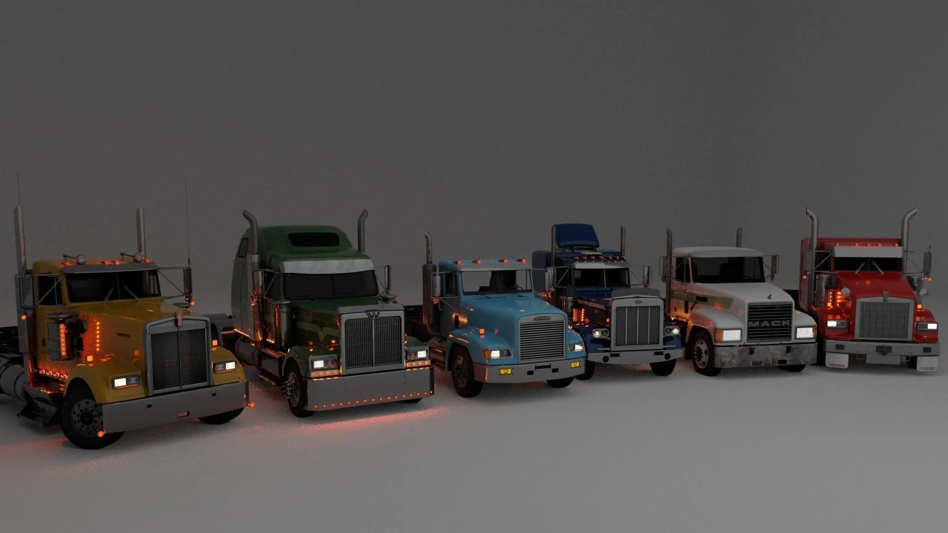 diecast semi trucks collection