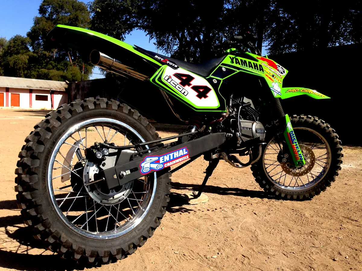Custom Painted Diecast Dirt Bike