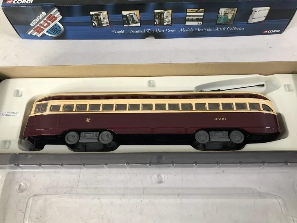 TTC diecast model at a collectibles show