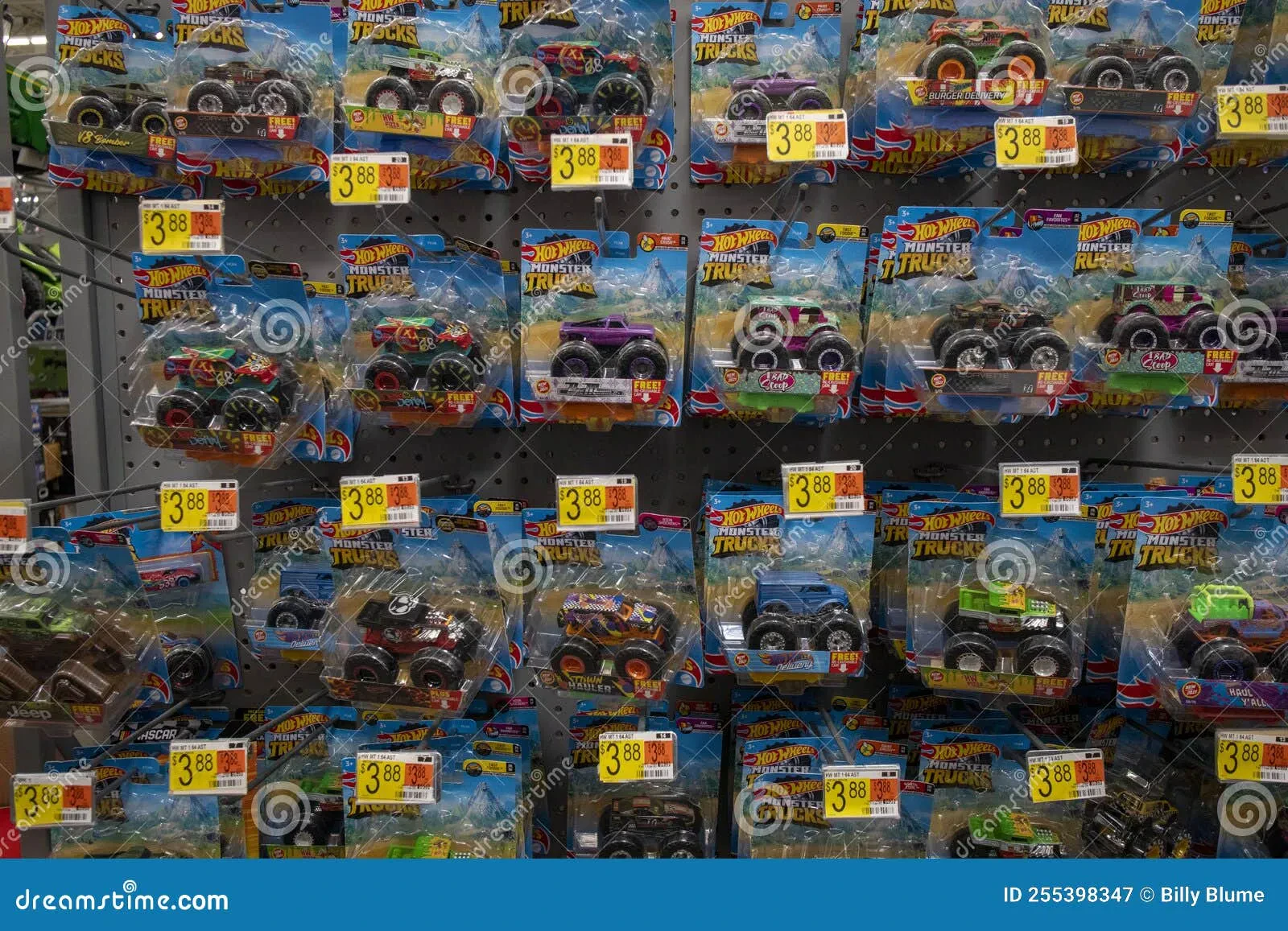 Hot Wheels car display